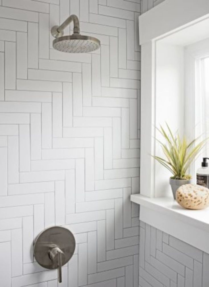 Tile patterns for showers