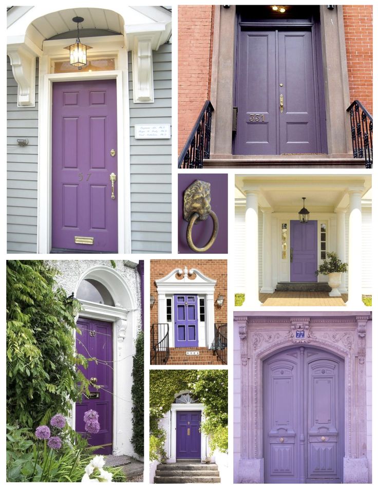 Exterior door paint colors