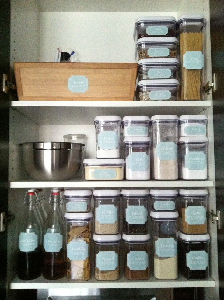 Food cupboard storage ideas