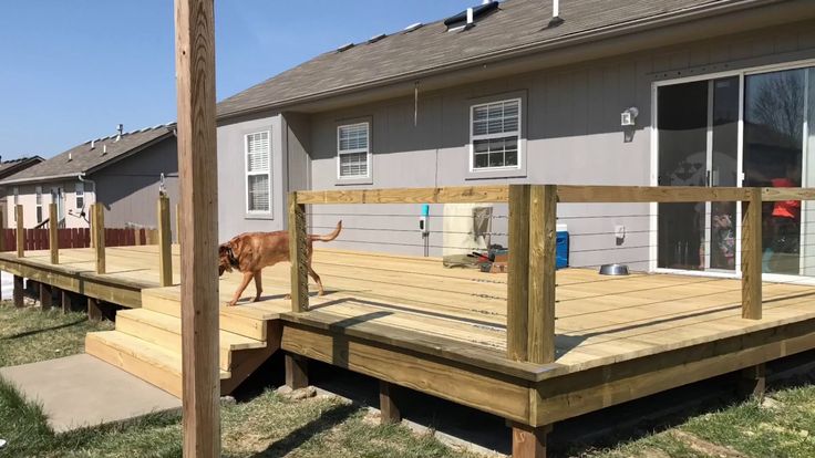 Install deck railing