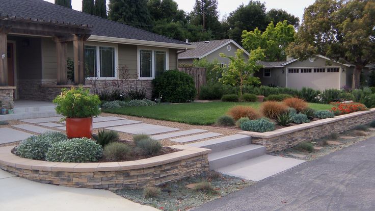 Front yard wall design