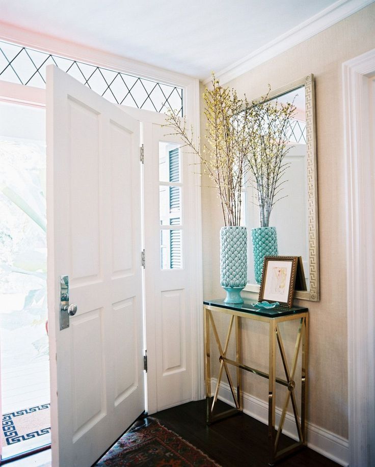 Foyer table and mirror ideas