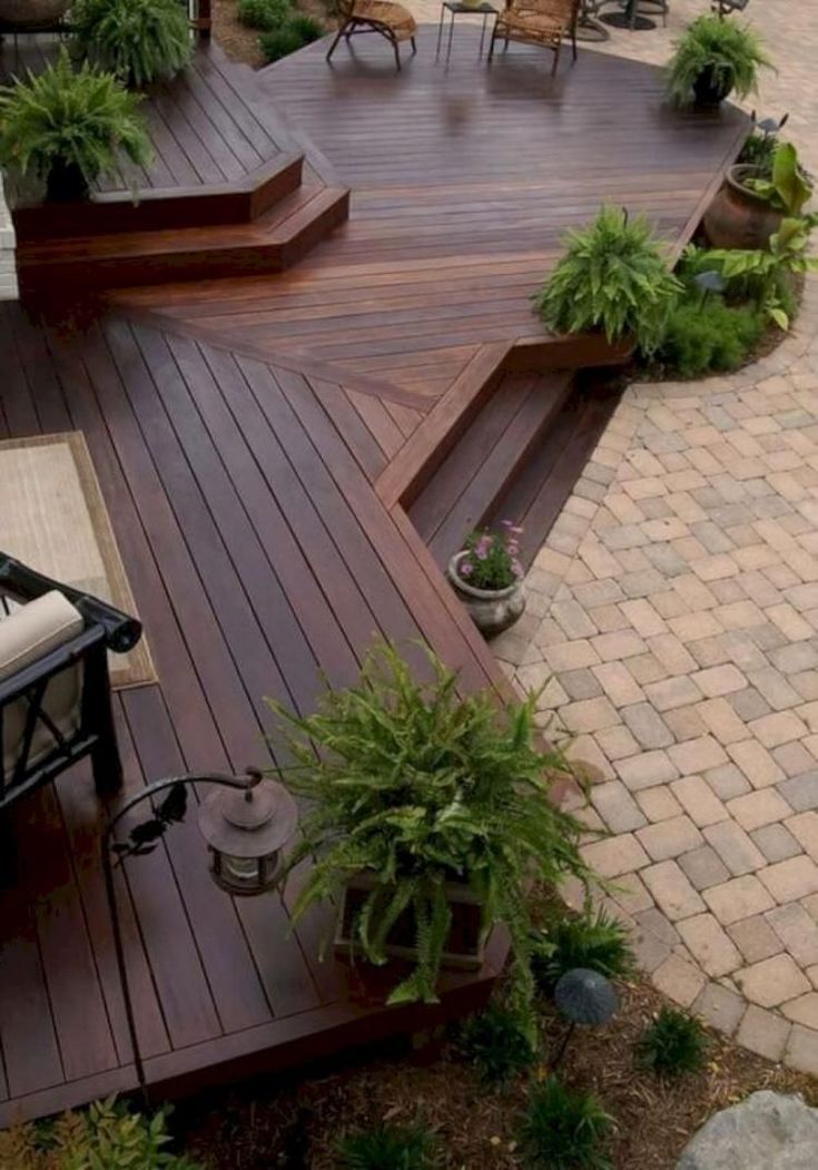 Decking ideas around pools