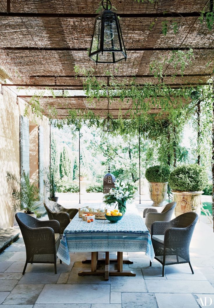 Garden dining area ideas