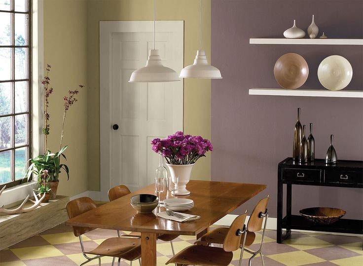 Dining room colour schemes ideas