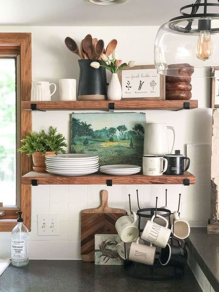 Shelving for small kitchens