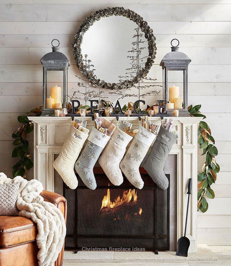 Christmas chimney decorations