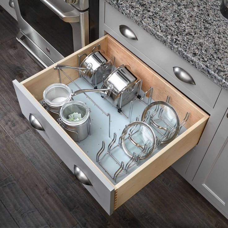 Deep cabinet organizers