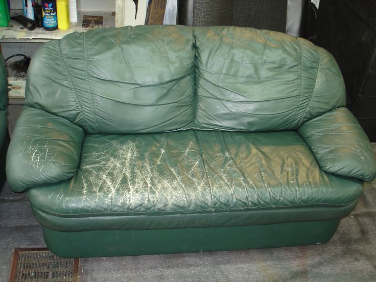 Leather sofas repairs cracked