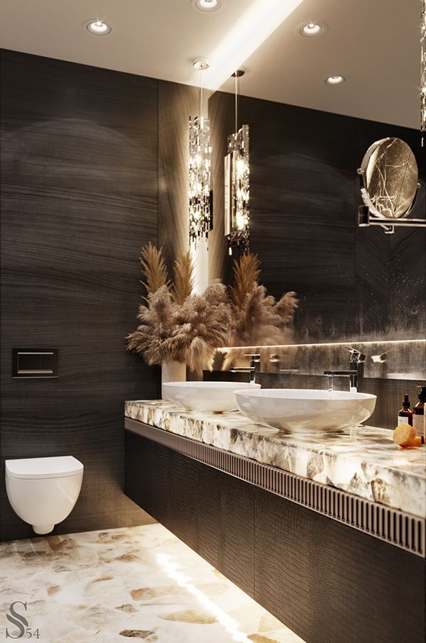 Luxury bathroom decoration