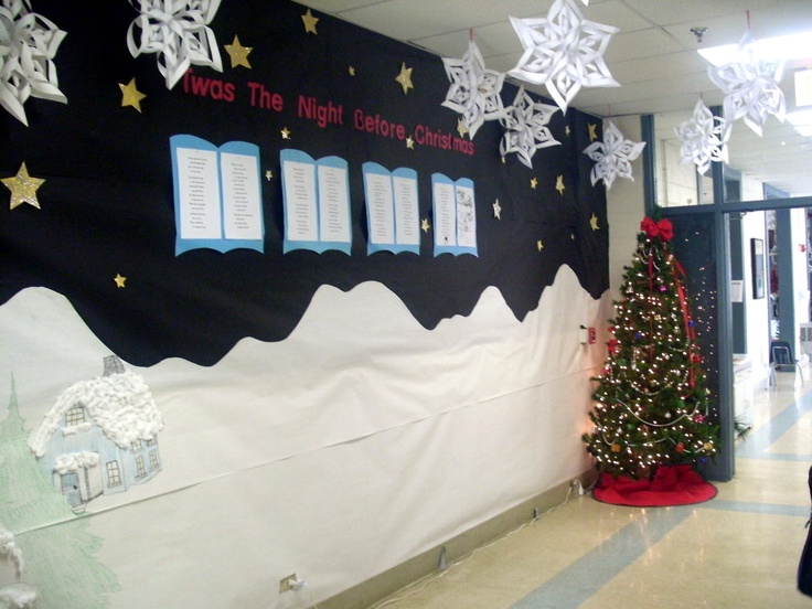 Christmas decoration hallway