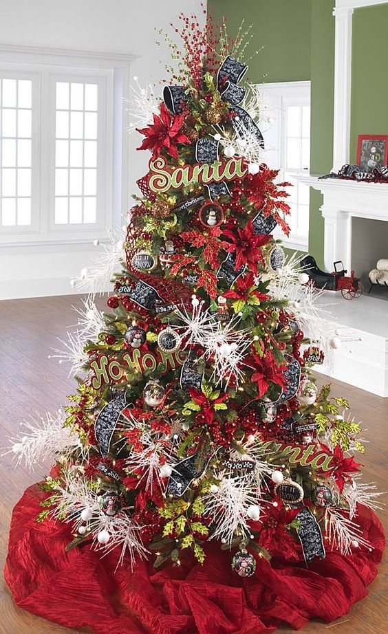Order to decorate a christmas tree