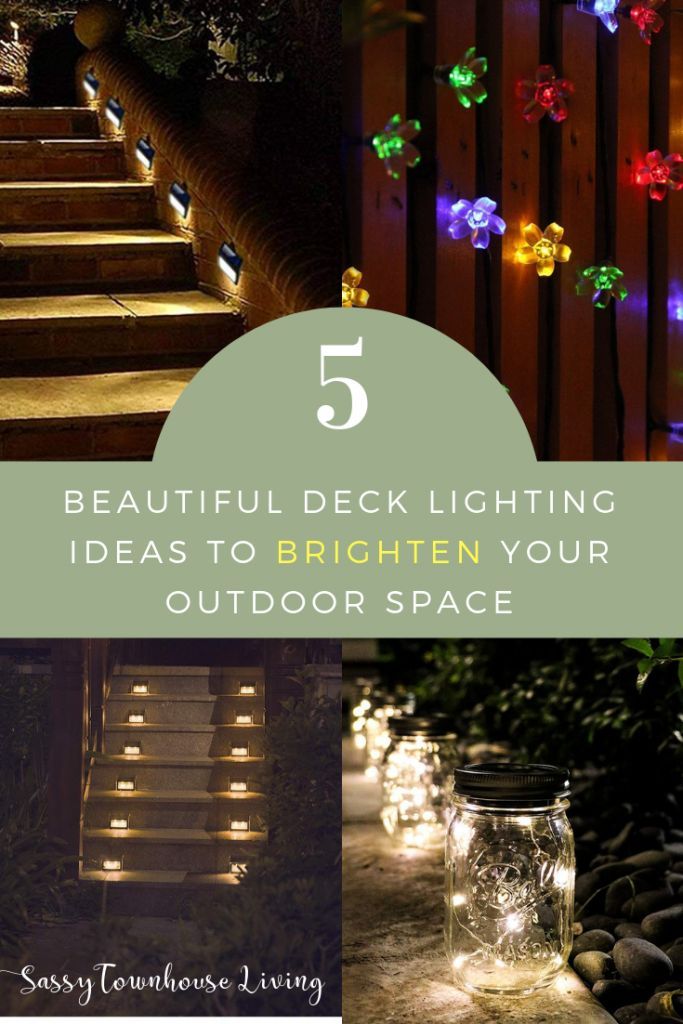 Outdoor lighting ideas for decks