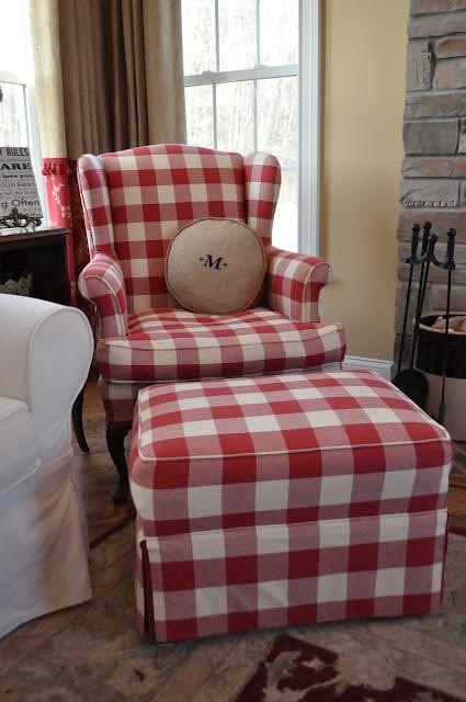 Gingham home decor