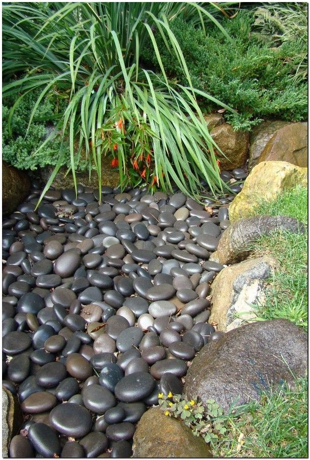 Pictures of landscaping with rocks and stones