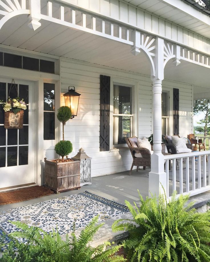 Country front porch designs