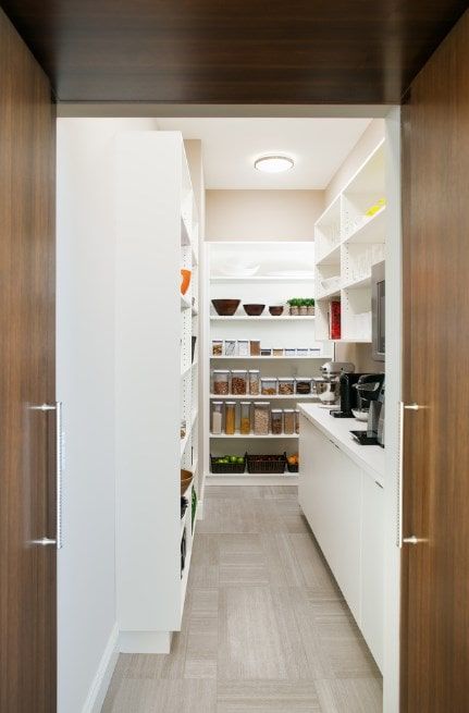 Kitchen pantry ideas walk in