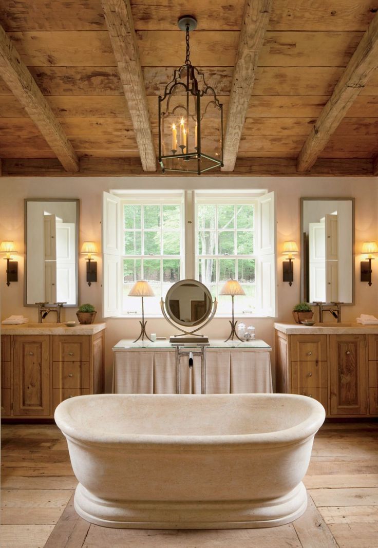 Modern country bathroom