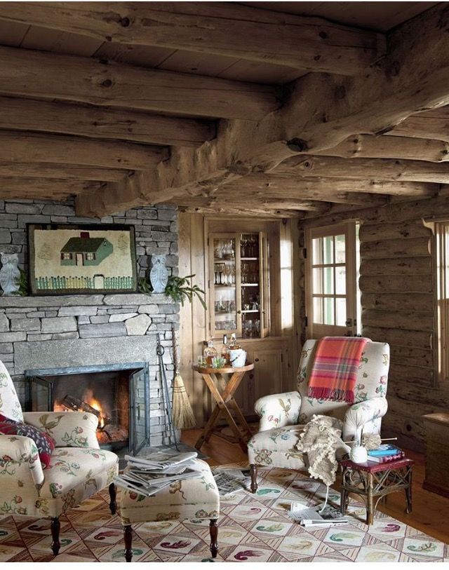 Cozy country style living room