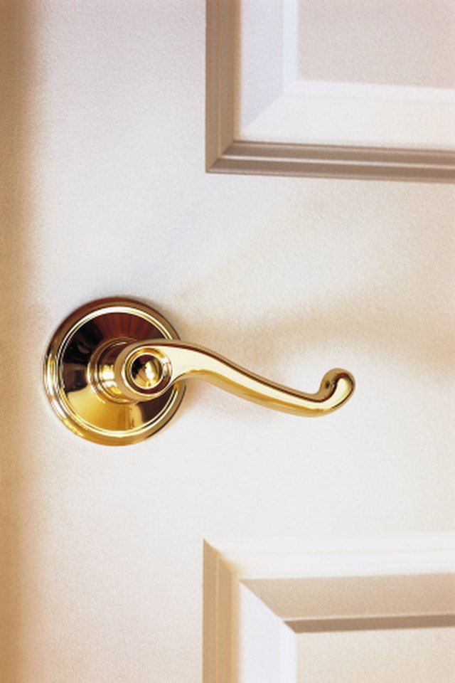 How to clean brass doorknobs