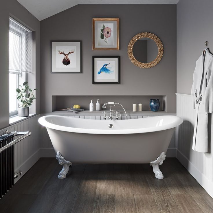 Grey colors for bathroom