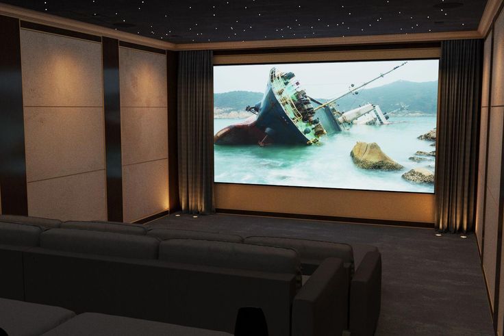 Houses with movie theaters