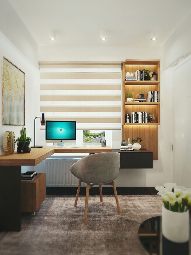 Desk in bedroom layout