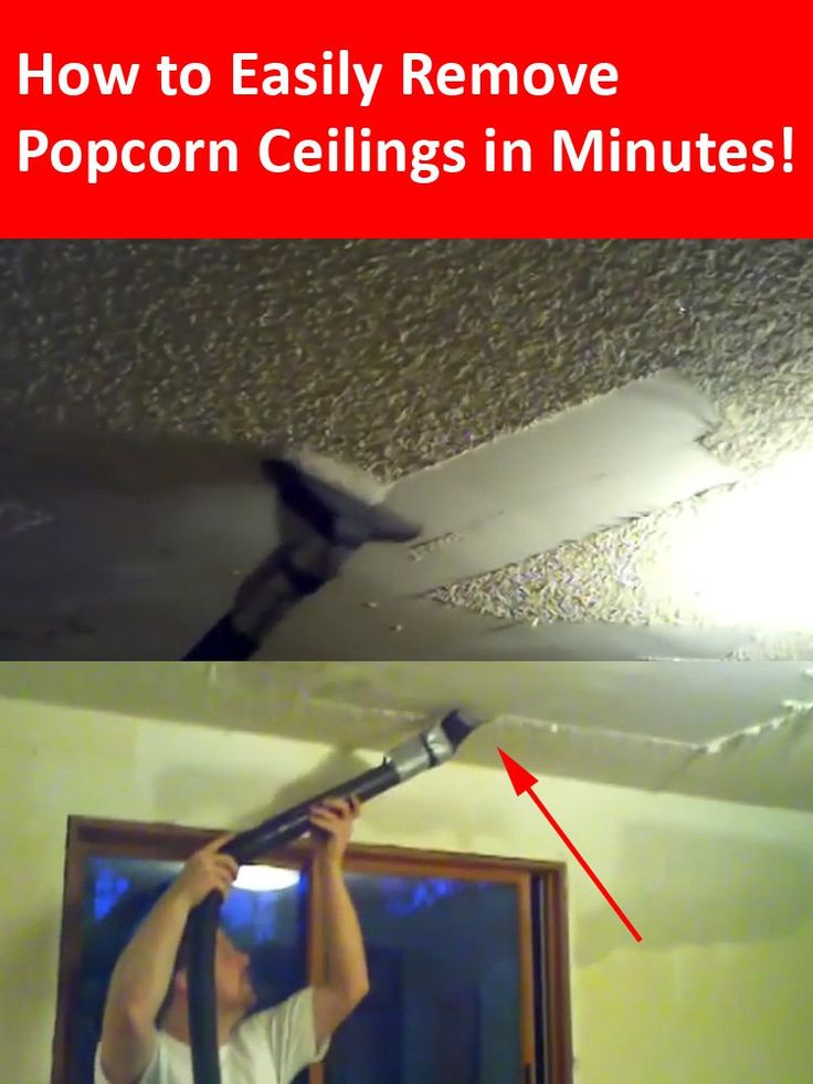 How to remove spackle ceilings