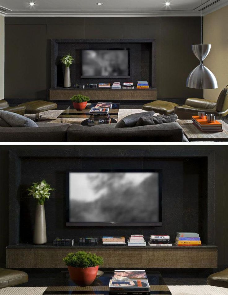 Design ideas for tv wall