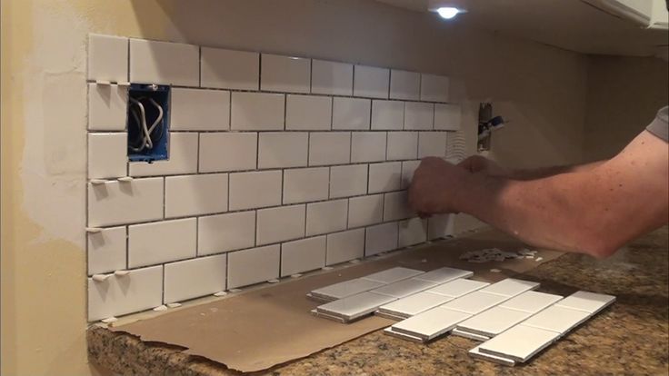 How to add a tile backsplash