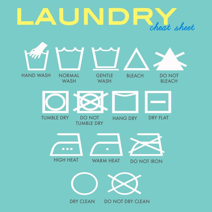 Tumble drying symbols