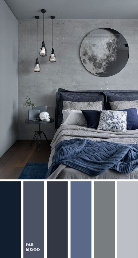 Decorating with blues and greys