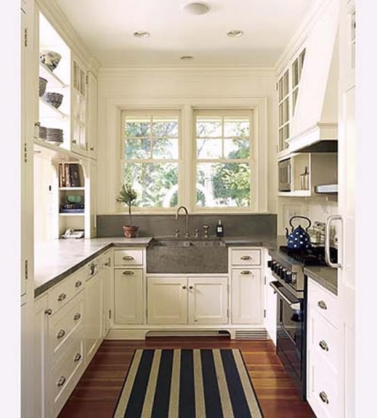 Kitchen design for narrow spaces