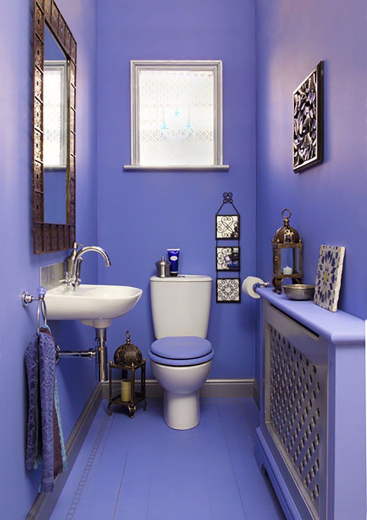 Ways to decorate small bathrooms