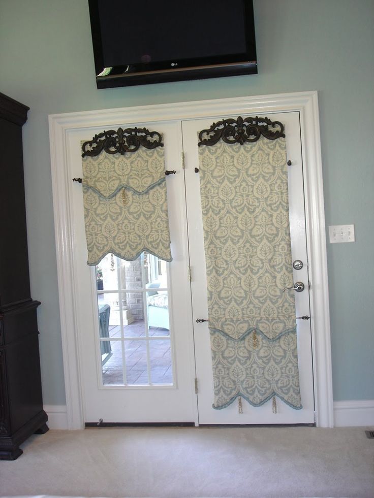 Front door curtain ideas