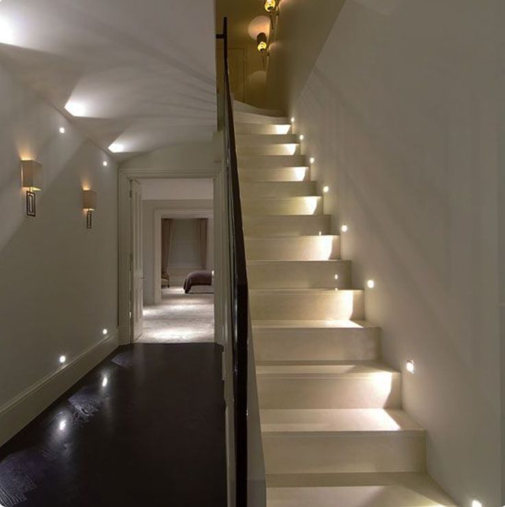 Ceiling lights staircase