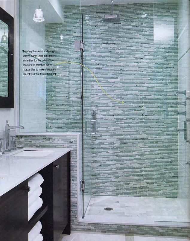 Tile design ideas for bathroom showers