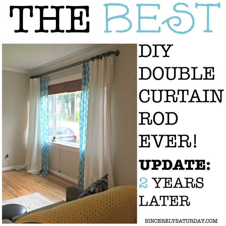 No rod curtain ideas