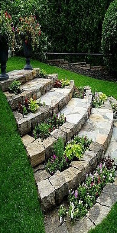 Landscaping ideas for sloped yard