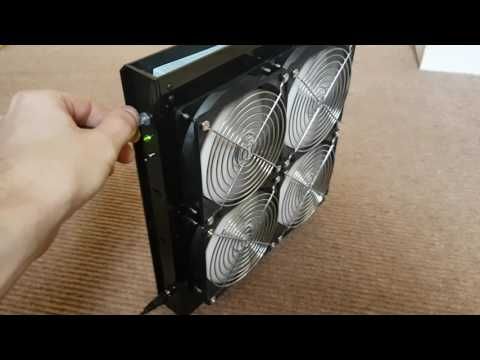 Fan that filters air