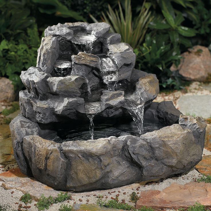 Rock fountains ideas