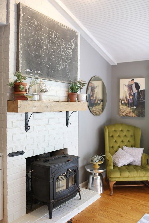 Wood stove placement ideas