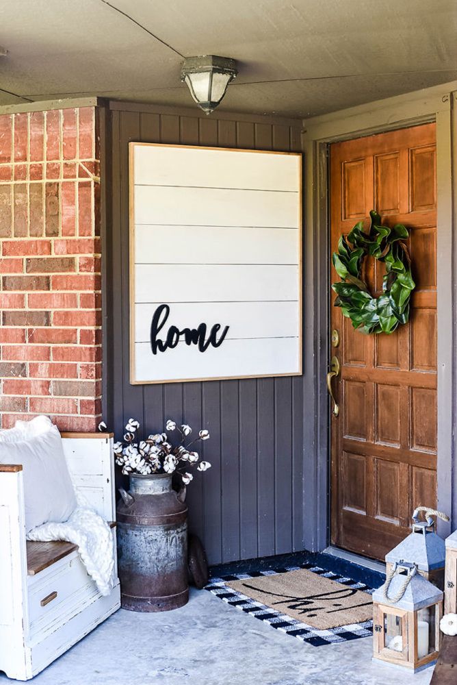 How can i decorate my front porch