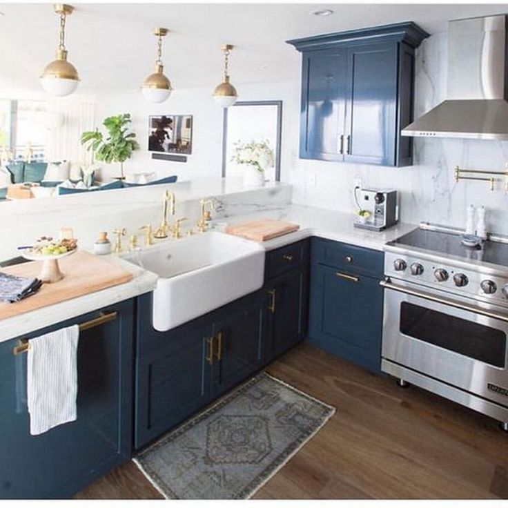 Blue grey kitchen ideas