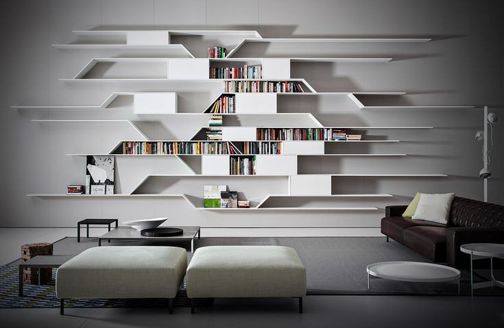 Interior design shelves