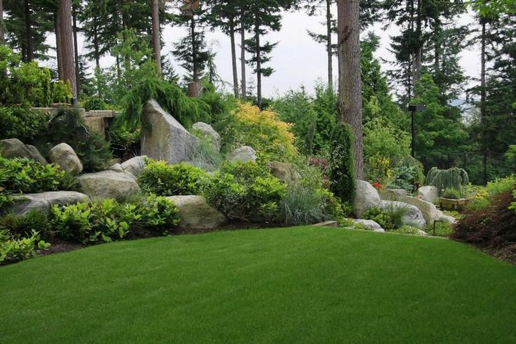 Landscaping rock garden