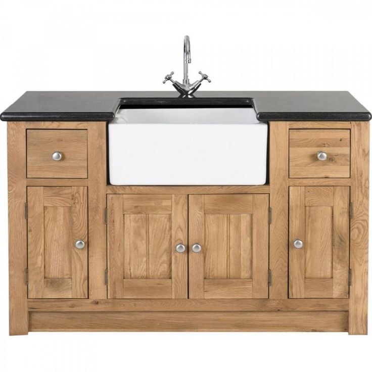 Free standing kitchen cabinets with sink