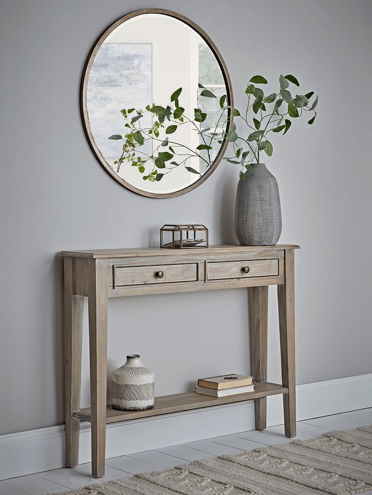 Console table entryway decor