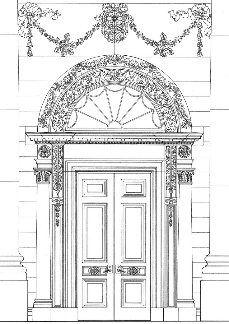 Front door drawings