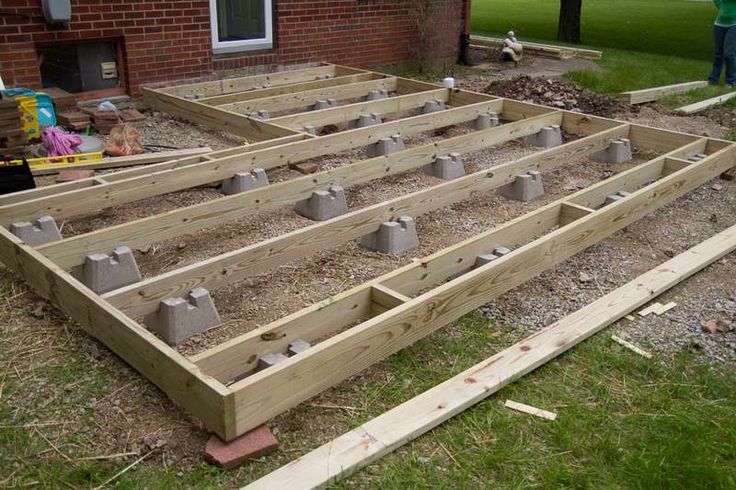 How to build raised deck